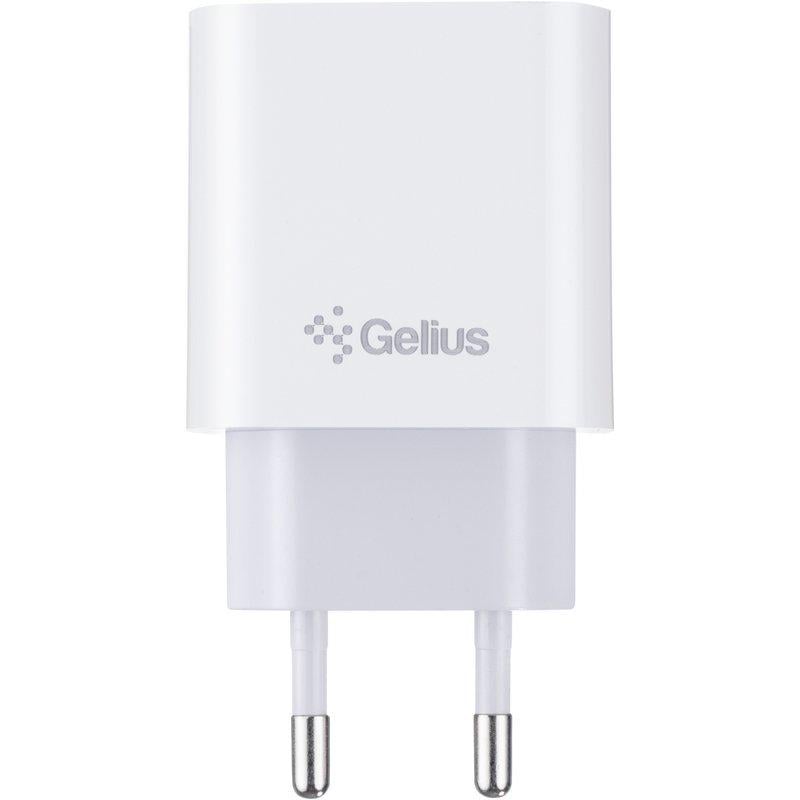 Зарядное устройство сетевое Gelius Merge GP-HC060 GAN USB+Type-C 35W QC/PD/PPS White (99403) - фото 2 Зарядное устройство сетевое Gelius Merge GP-HC060 GAN USB+Type-C 35W QC/PD/PPS White (99403) - фото 2