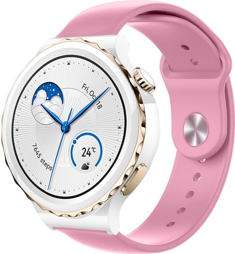 Ремешок Base для Huawei Watch GT3 Pro 43 мм Rose Red (38002-01)