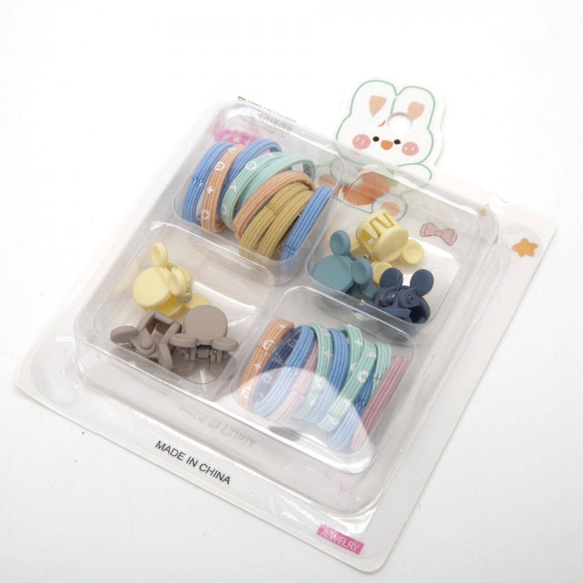 Набор резинок и крабиков детских 6-4034 (18845)