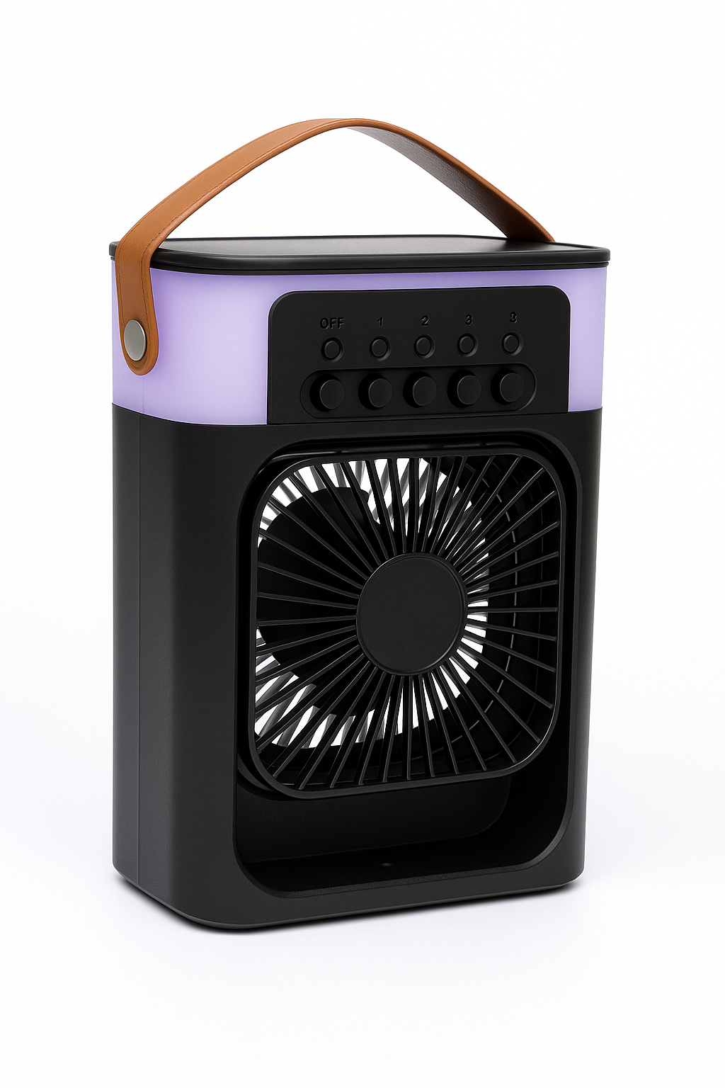 Вентилятор-увлажнитель Air Cooler Fan USB с регулировкой скорости и угла наклона Черный (26913762)