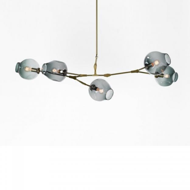Люстра Glass 6P Gold/Blue (9317475)