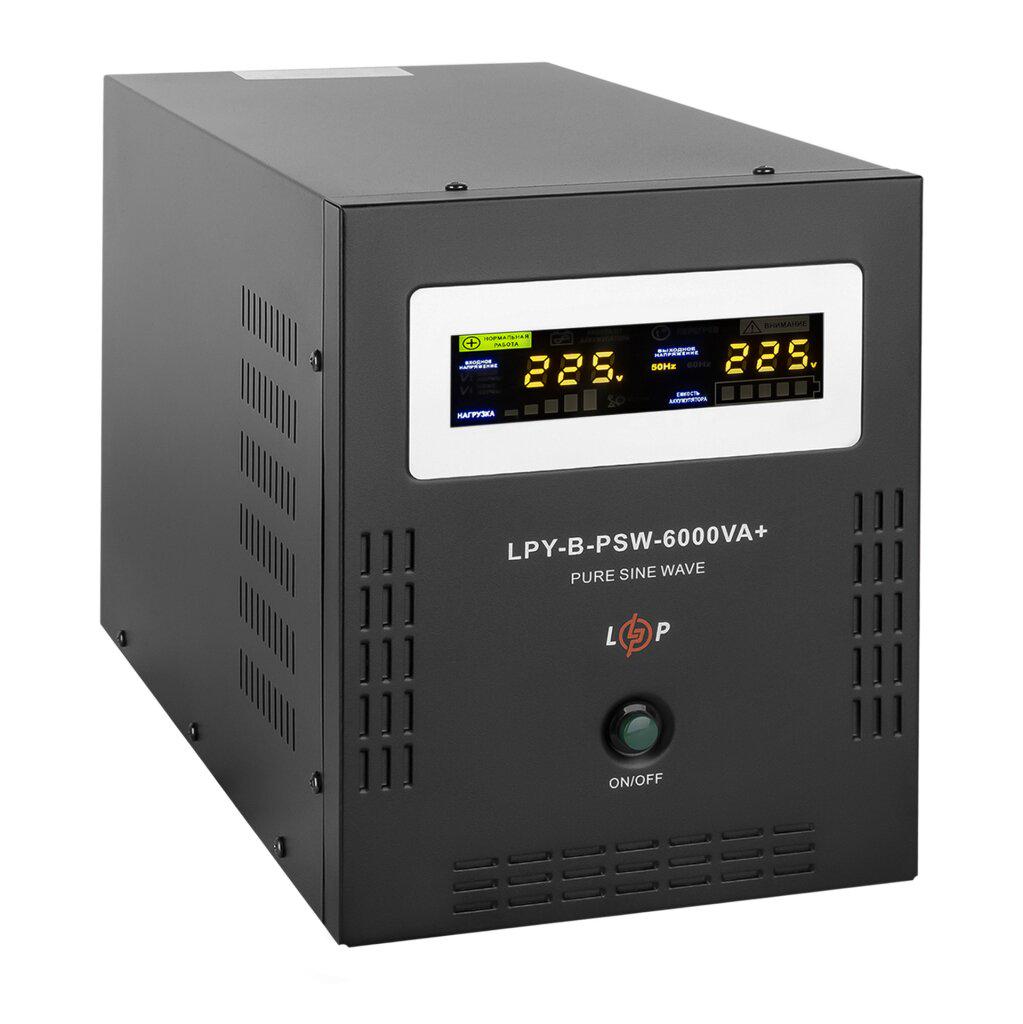 Джерело безперебійного живлення LogicPower LPY-B-PSW-6000VA+ з правильною синусоїдою 4200W (LP-6615) - фото 3