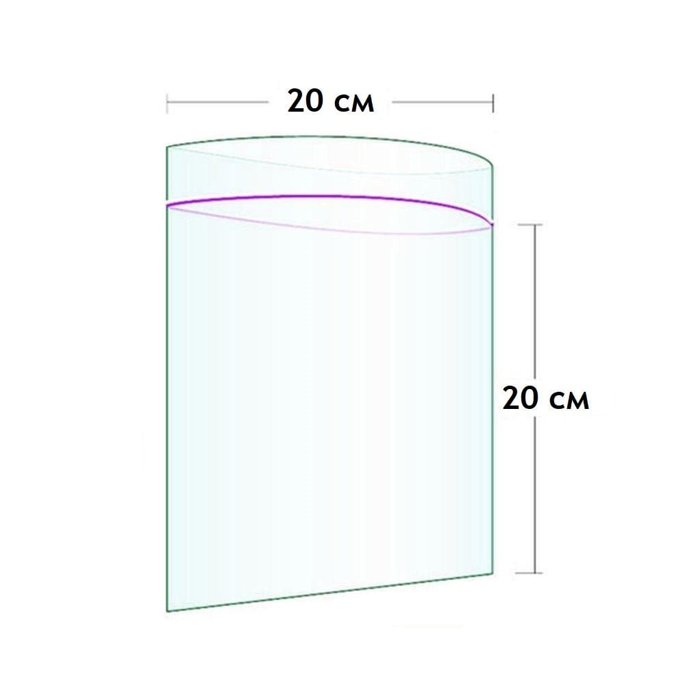 Пакеты с замком Zipp-Lock для заморозки и упаковки 20х20 см 100 шт. (203283-2-20*20) - фото 4