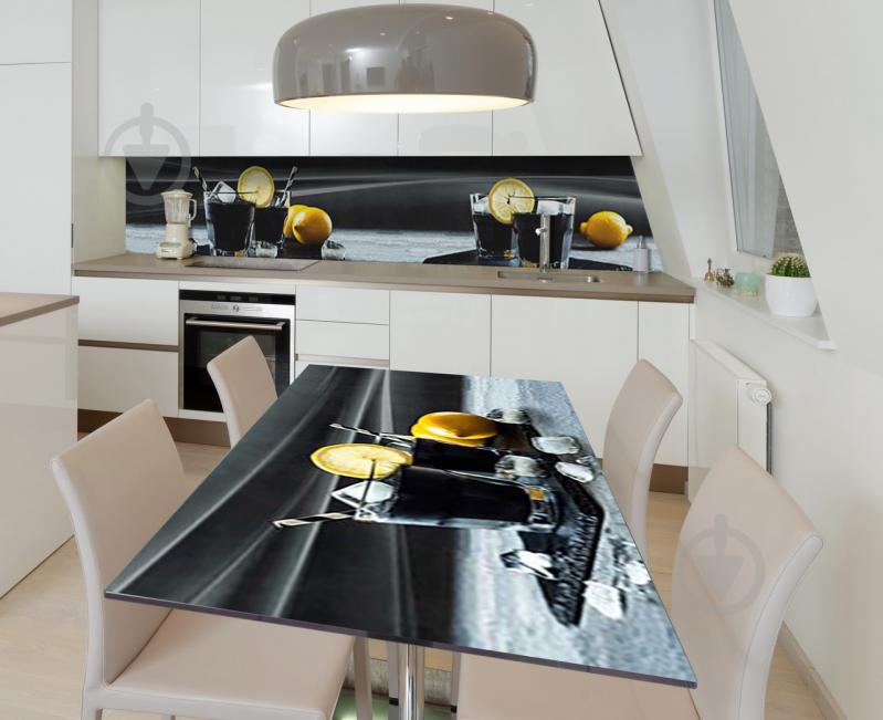 Наклейка 3Д виниловая на стол Zatarga «Кола со льдом» 600х1200 мм (Z184336st)