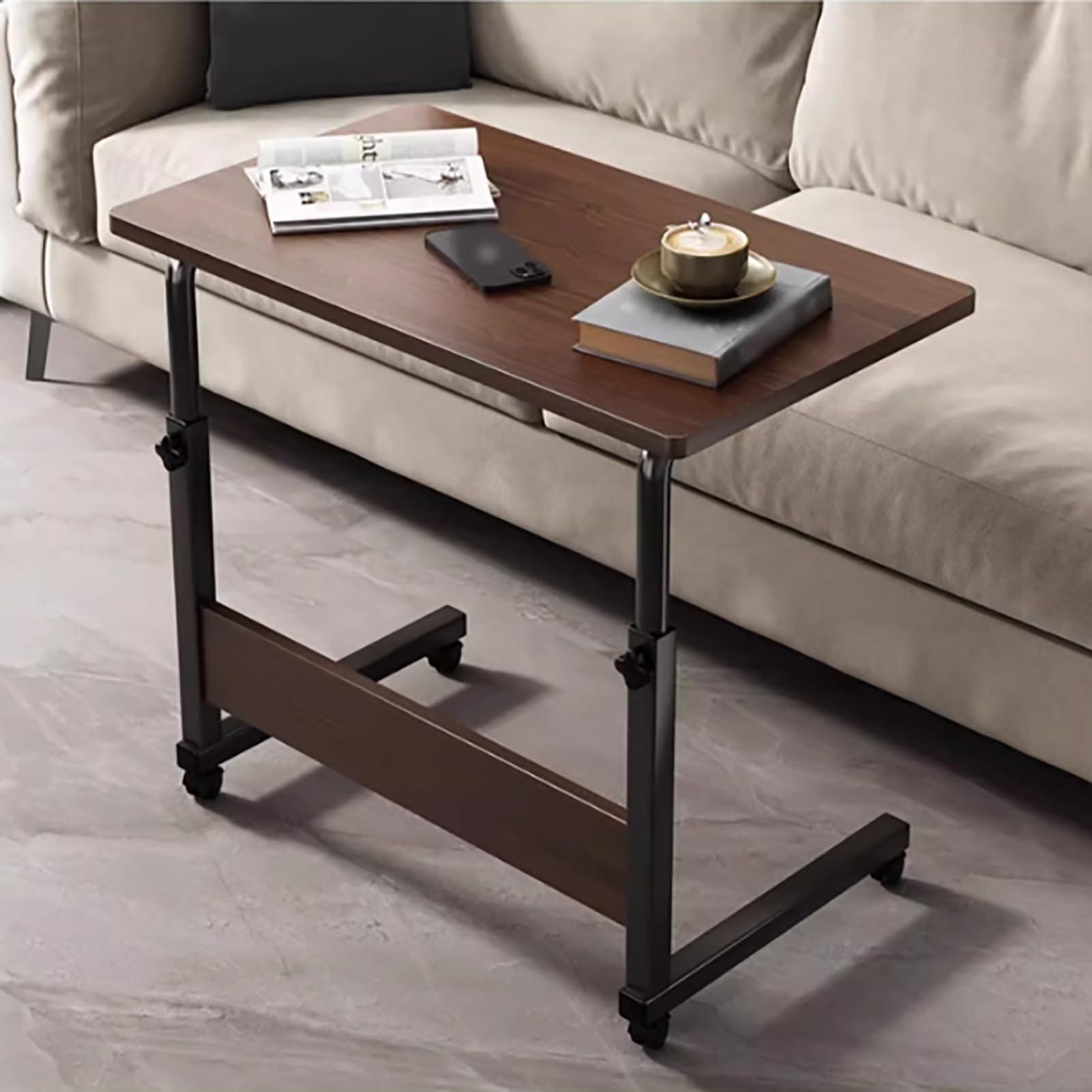 Стол на колесах прямоугольный с регулировкой высоты 70-88 см х 60х40х85 см ДСП/металл (мд-17217)