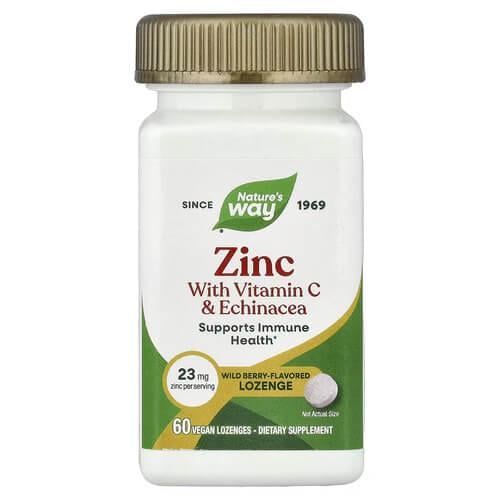 Цинк Nature's Way Zinc 60 Lozenges (NWY-41092) Цинк Nature's Way Zinc 60 Lozenges (NWY-41092)