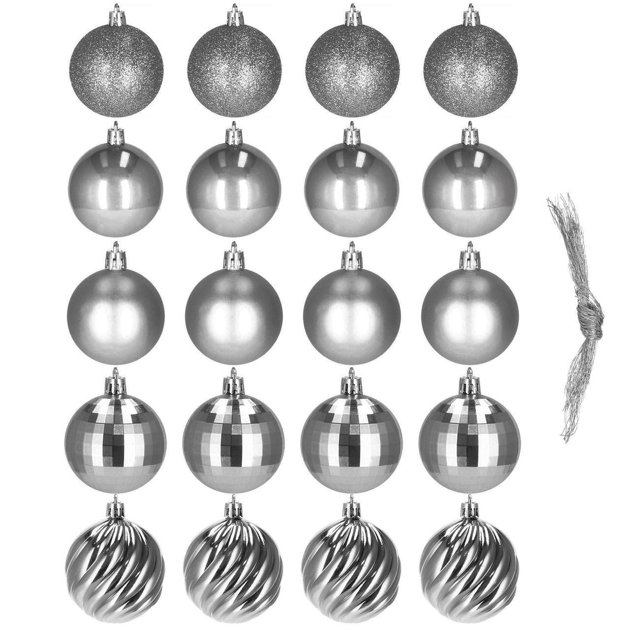 Набір ялинкових куль Springos D 6 см 20 шт. (CA0139)