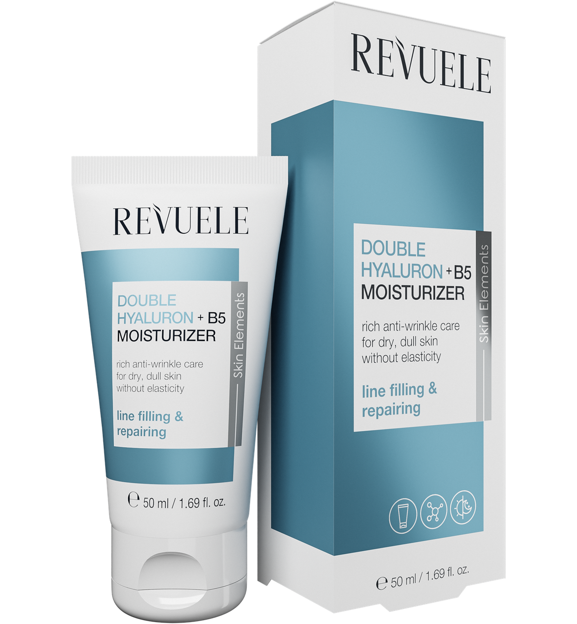 Крем для лица увлажняющий Revuele Double Hyaluron+B5 50 мл (2394315101)