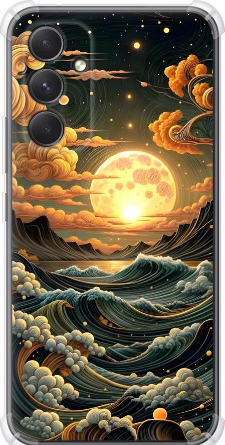 Чехол на Samsung Galaxy A54 A546E Арт волны (6332sp-2935-42517)
