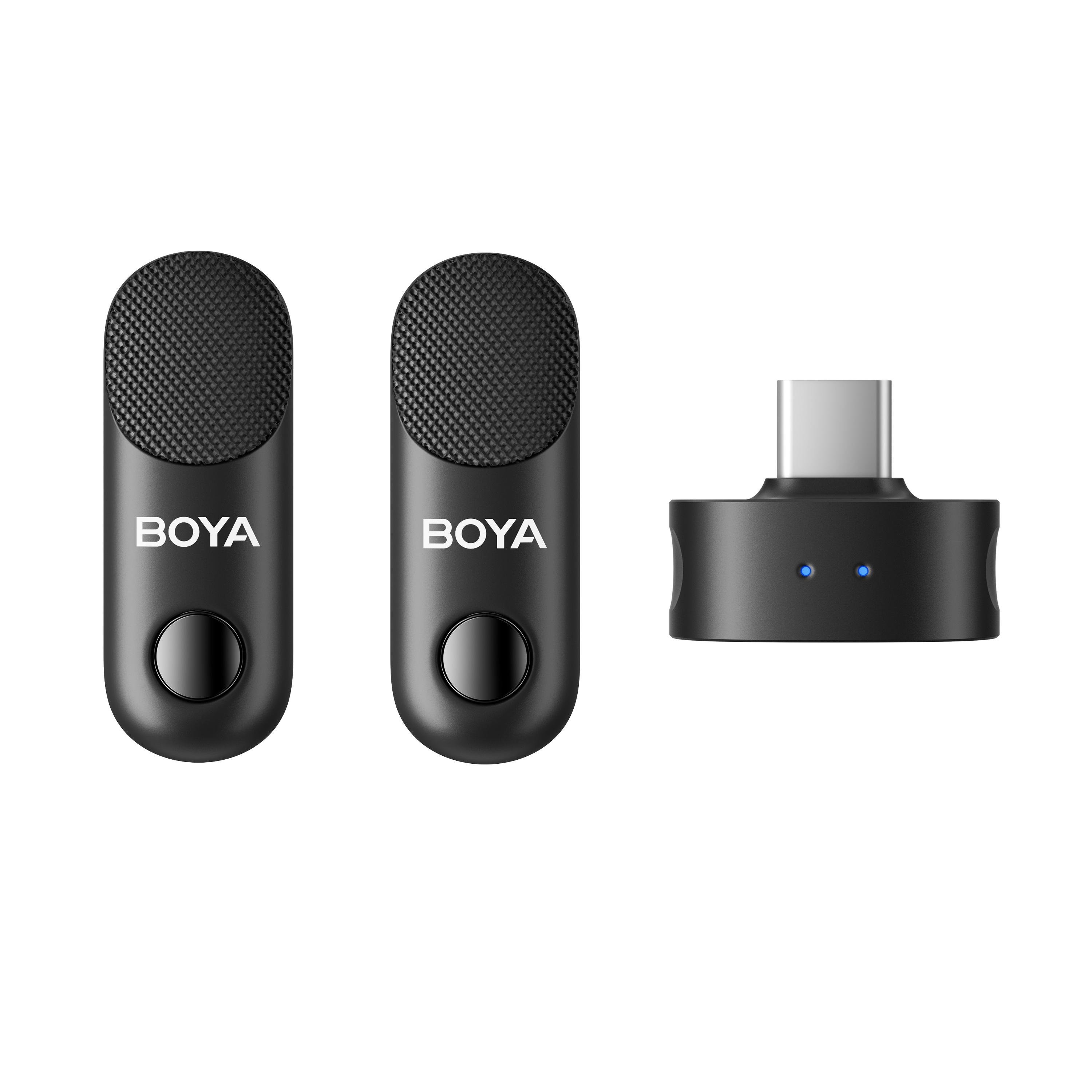 Мікрофон петличний Boya MAGIC-06 USB Type-C система на 2 мікрофона для iPhone/Android/ноутбука (50049)
