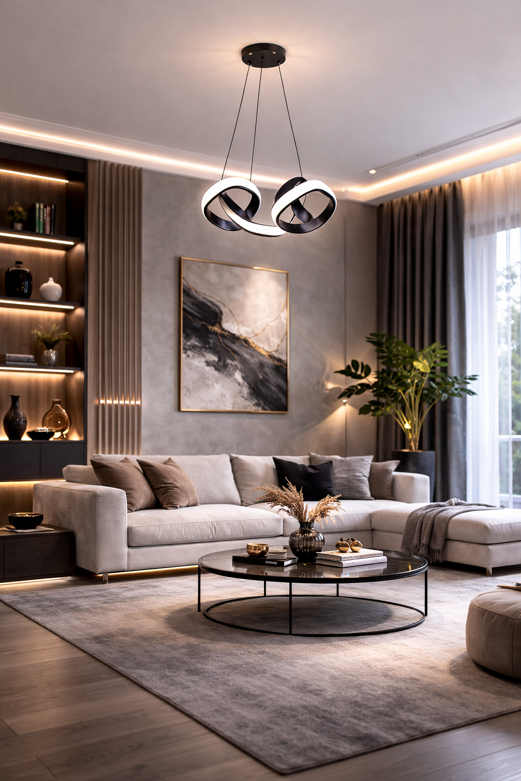 Люстра Orbit Noir LED 3 режима 151W (20195/4BK) Люстра Orbit Noir LED 3 режима 151W (20195/4BK)