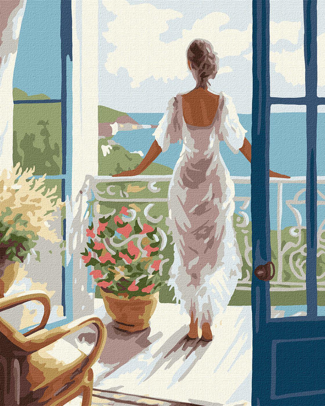 Картина по номерам Идейка Рассвет на море 40x50 см (KH8339)