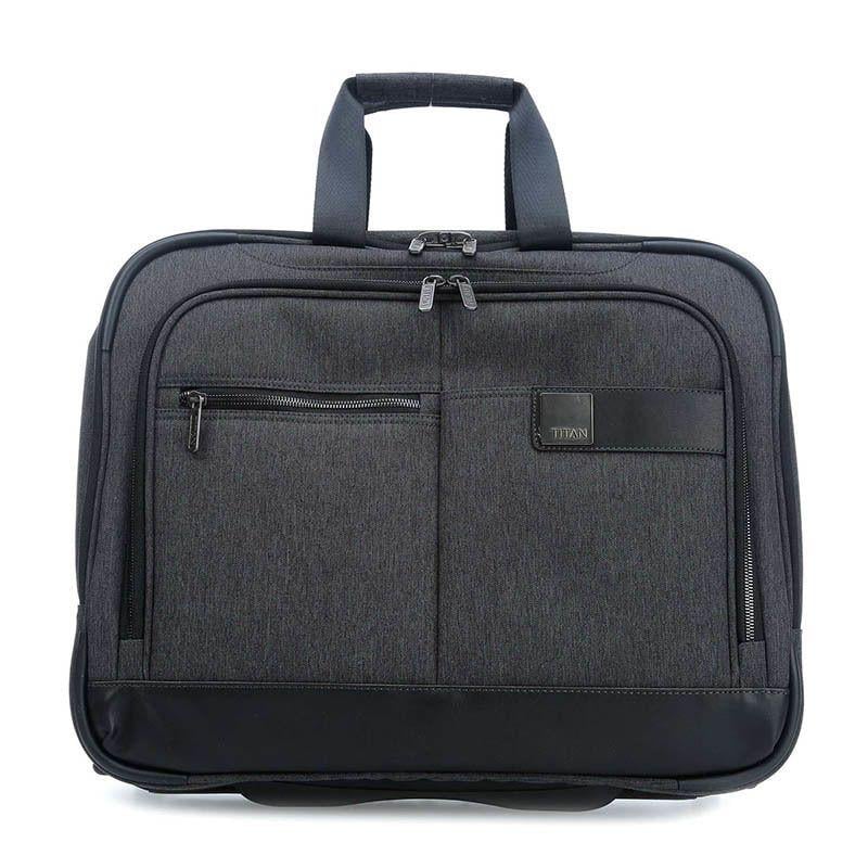 Бізнес-кейс на 2 колесах Titan Power Pack 42 л Mixed Grey (Ti379601-04)