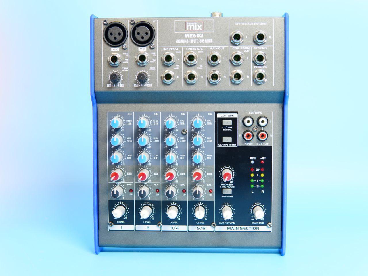 Микшер Gear4music ME602 6-канальный (555L0024)