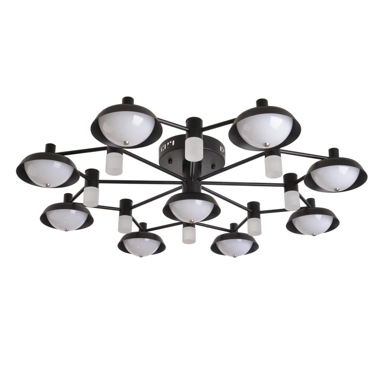 Люстра лофт павук світлодіодна Brille BL-892S/9 NW 120 W BK