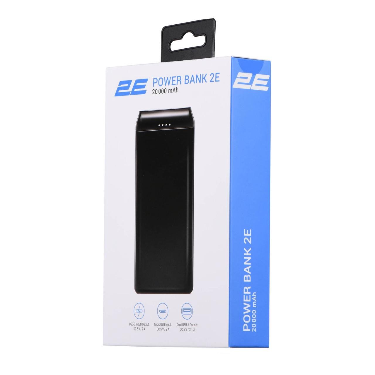 Повербанк 2Е 20000 mAh PB2082 Чорний (2E-PB2082-BLACK) - фото 6