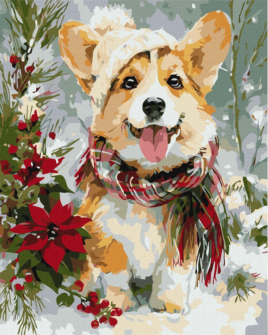 Картина по номерам Ideyka Счастливый песик 40х50 см (2847123868)