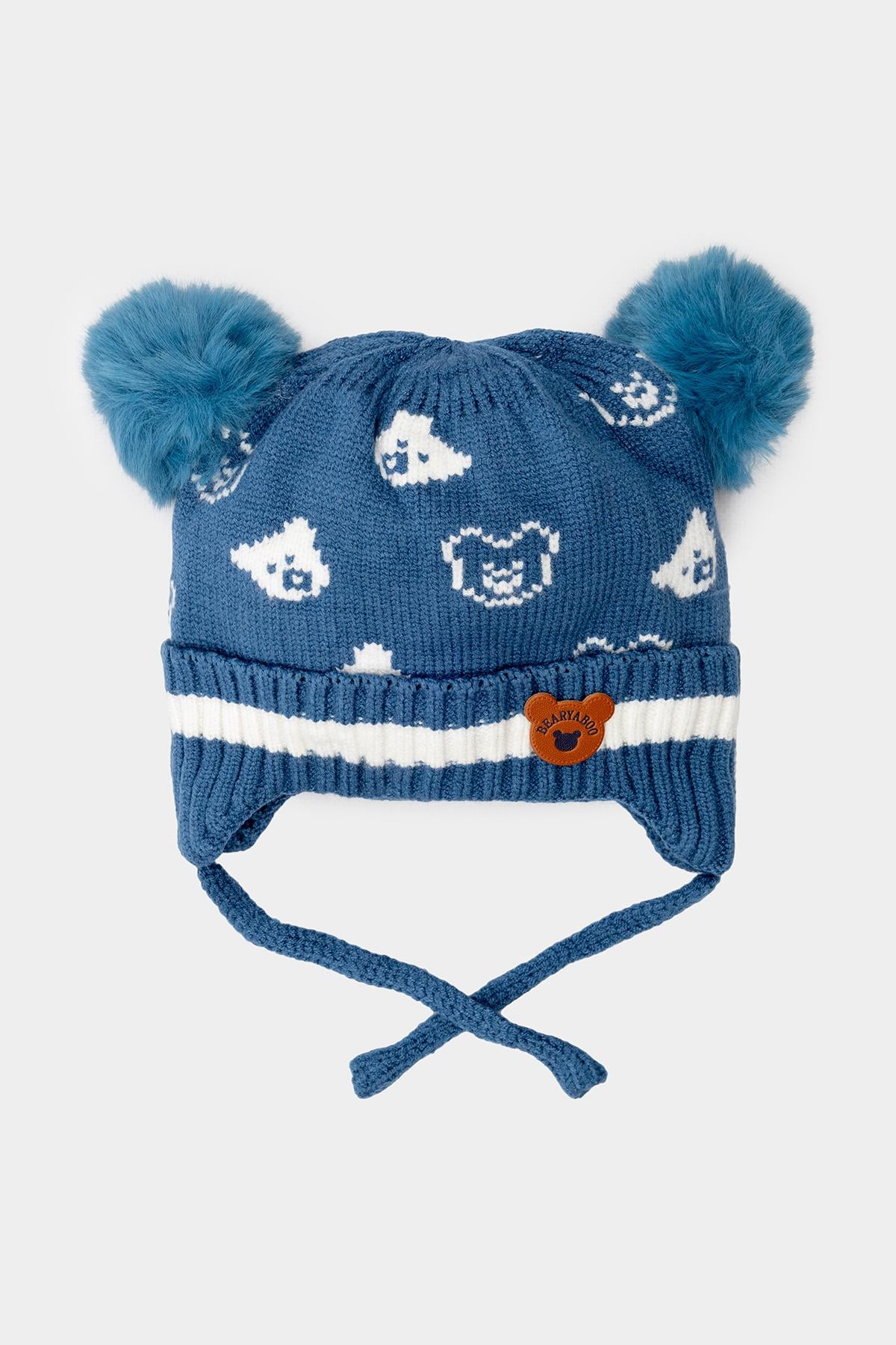 Шапка для мальчика 46-48 см Синий (ЦБ-00228187)