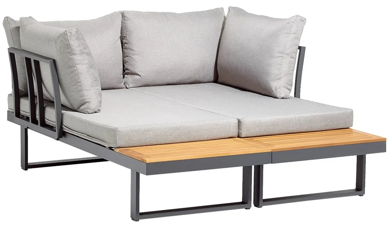 Комплект садовой мягкой мебели в стиле Loft с металлическим каркасом (KS-1279-YR)