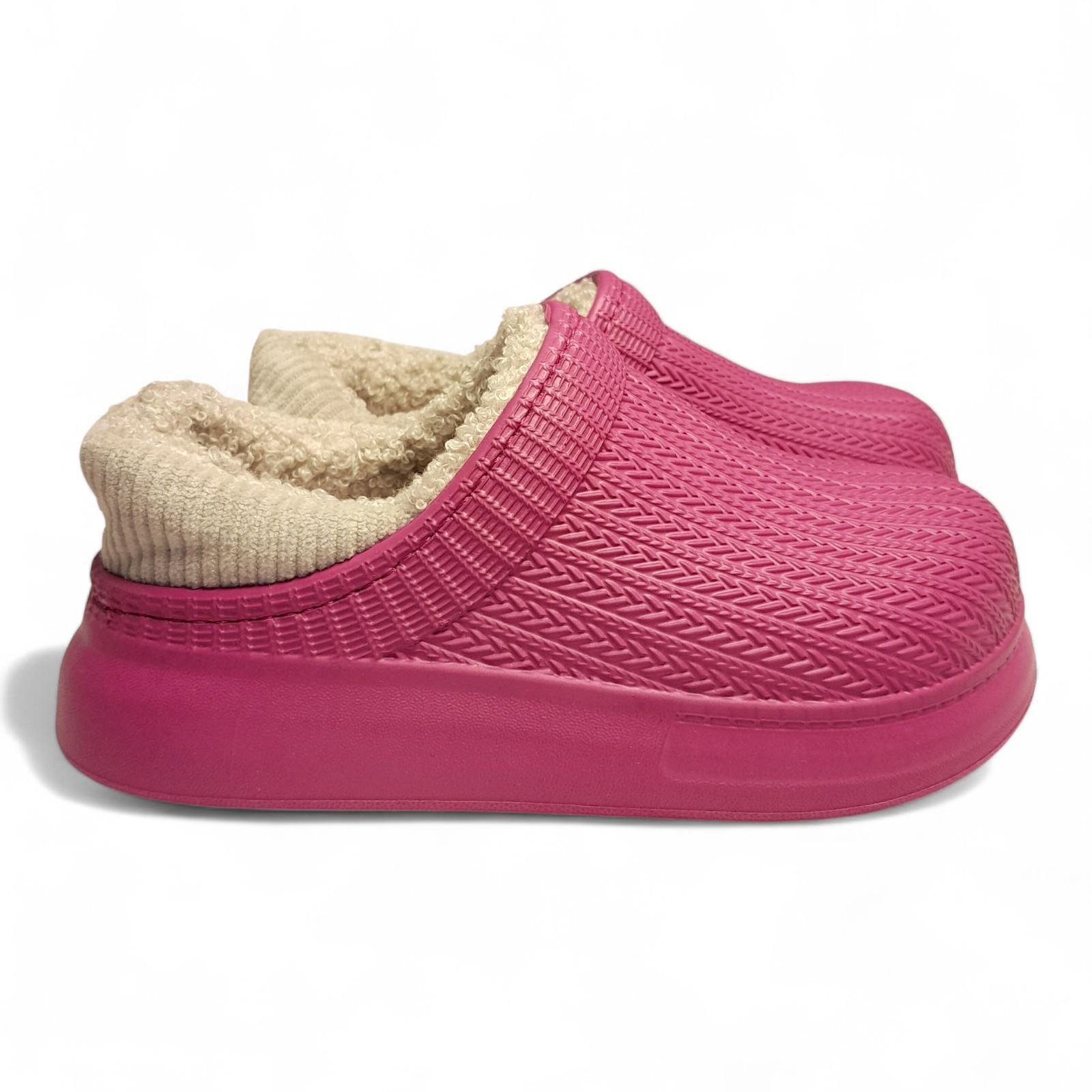 Сабо детские утепленные Dago с задним бортиком р. 25/26 16 см Темно-розовый (2769607610)