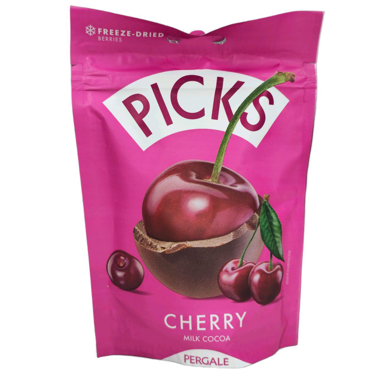 Драже шоколадное Picks с вишней в йогурте 90 г (91374)