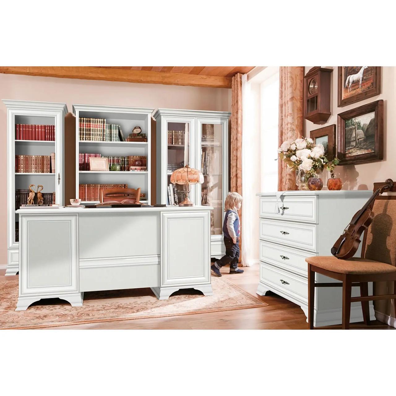 Стіл комп'ютерний ВМК Кентукі BIU2D2S Білий альпійський (GRB-1771) - фото 4 Стіл комп'ютерний ВМК Кентукі BIU2D2S Білий альпійський (GRB-1771) - фото 4