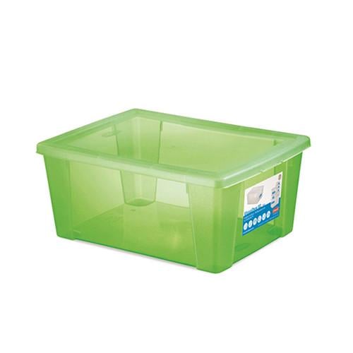 Коробка для хранения вещей Stefanplast Visualbox 15 л Зеленый (13120)