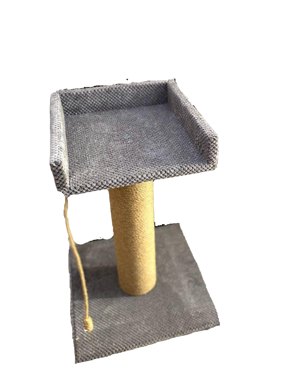 Когтеточка с лежанкой 61х40х40 см Серый (21706930)