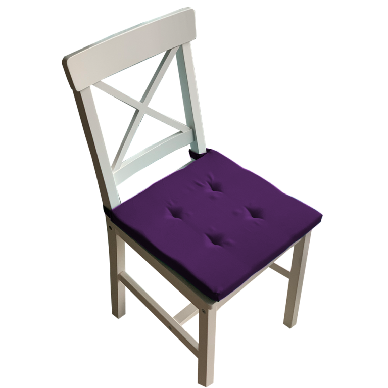 Подушка на стул Кедр на Ливане Color Standart 38х38х3 Фиолетовый (3228)