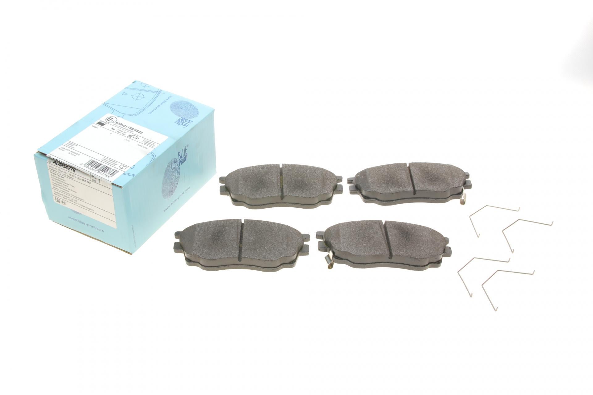 Колодки тормозные передние BLUE PRINT Mazda 6 02-07 (ADM54276 BLUE PRINT)