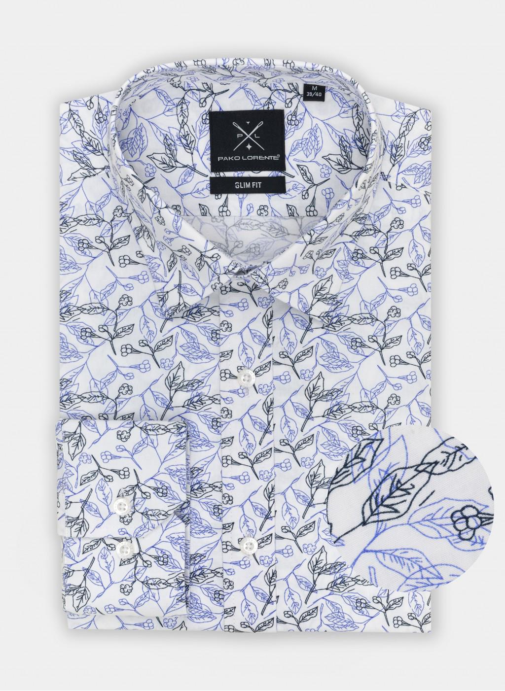 Рубашка мужская Pako Lorente P22SF-1X-020-X L Белый