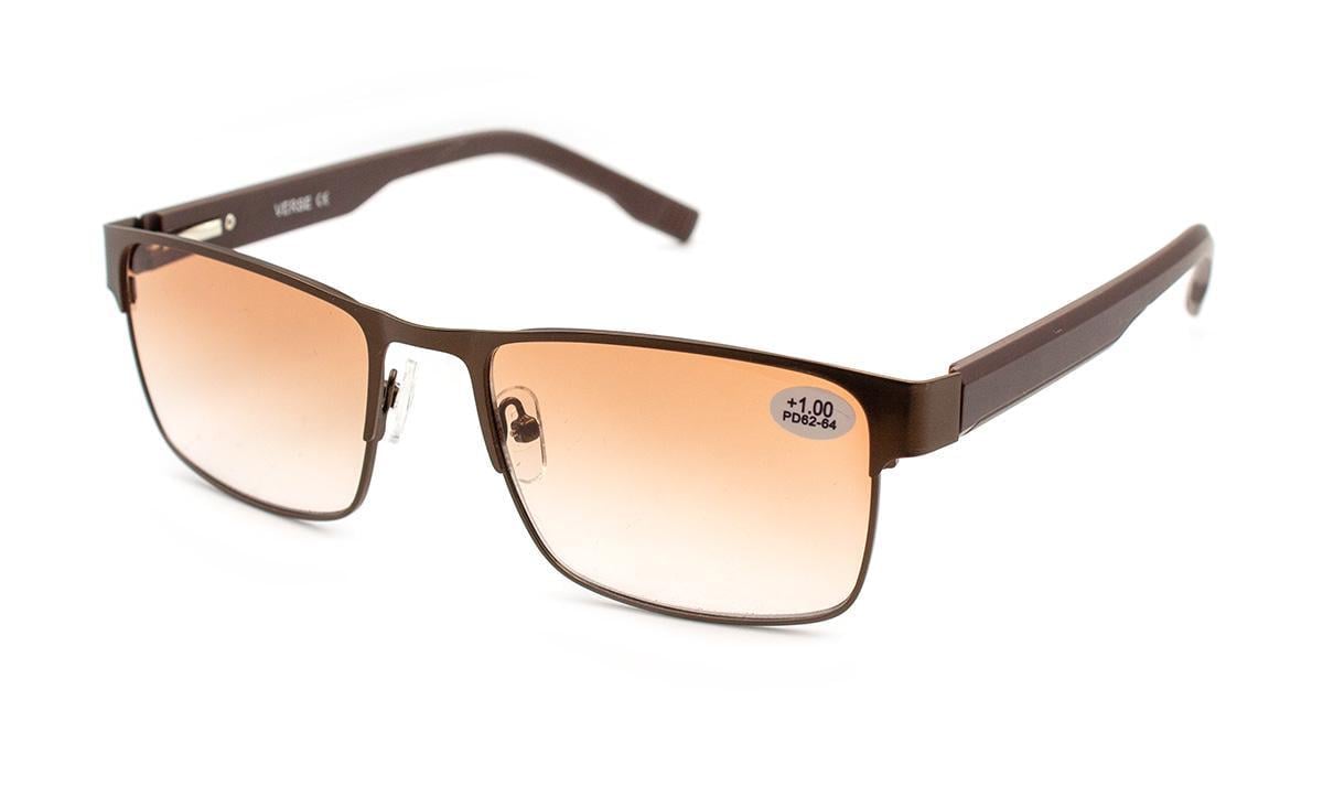 Окуляри для зору в металевій оправі Verse 24018-C2 градієнтні -3,25 (286371325)