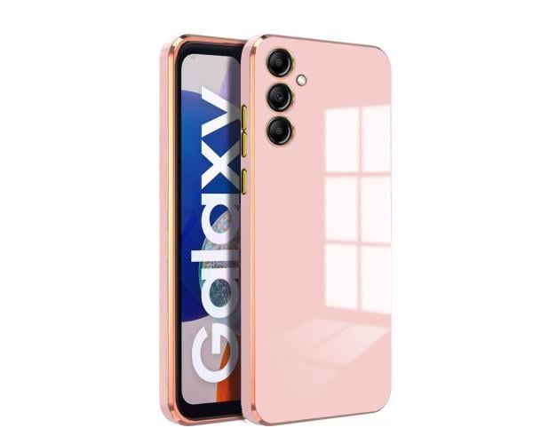 Чохол накладка Silicone Adds 6D для Samsung Galaxy S24 FE​ Рожевий