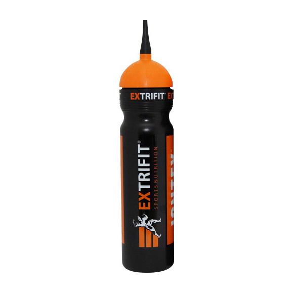 Пляшка для води Extrifit Bottle Long Nozzle 1000 ml Black