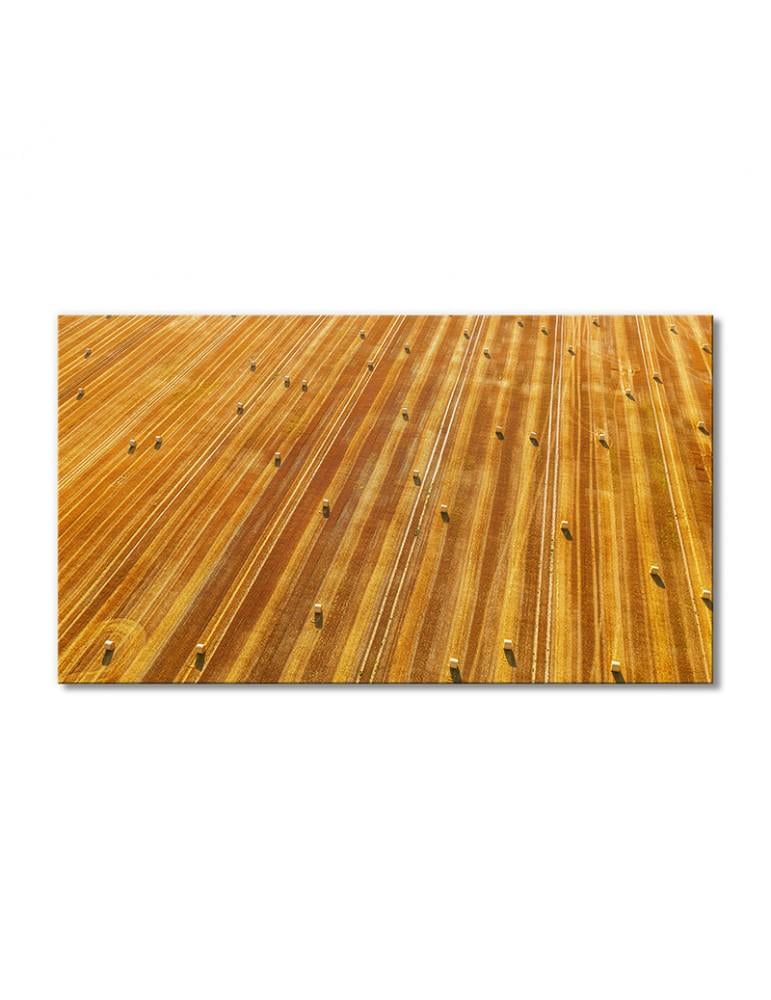 Картина модульная Пейзаж поле тюки сена 1 модуль 40х60 см