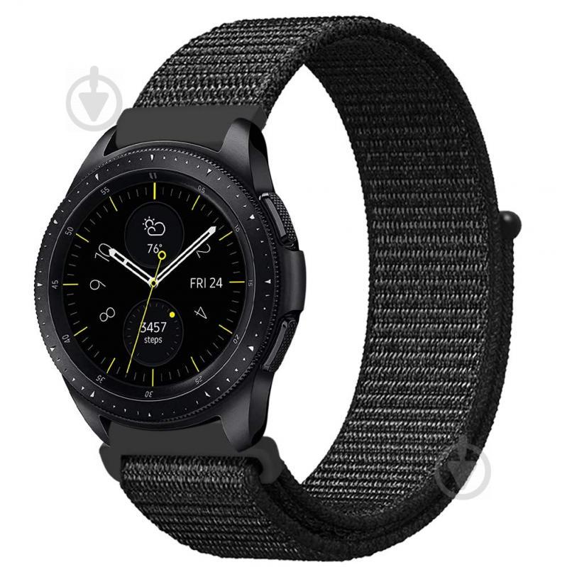Ремешок BeWatch нейлоновый липучка для Samsung Gear 3 Black (1021301) Ремешок BeWatch нейлоновый липучка для Samsung Gear 3 Black (1021301)