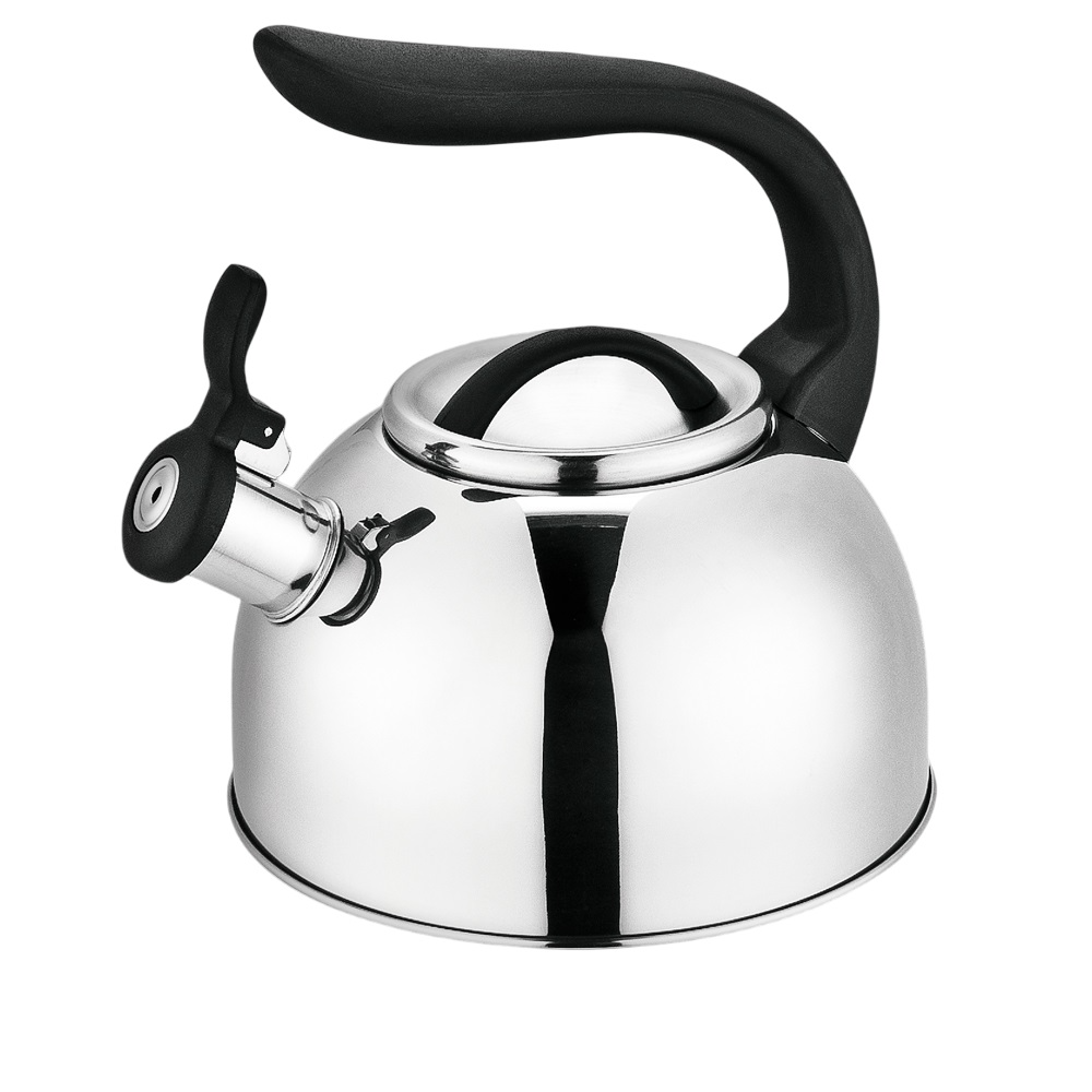 Чайник для плиты PureSteel с свистком одинарное дно нержавеющая сталь 2,5 л (03-MH-5176) - фото 3 Чайник для плиты PureSteel с свистком одинарное дно нержавеющая сталь 2,5 л (03-MH-5176) - фото 3