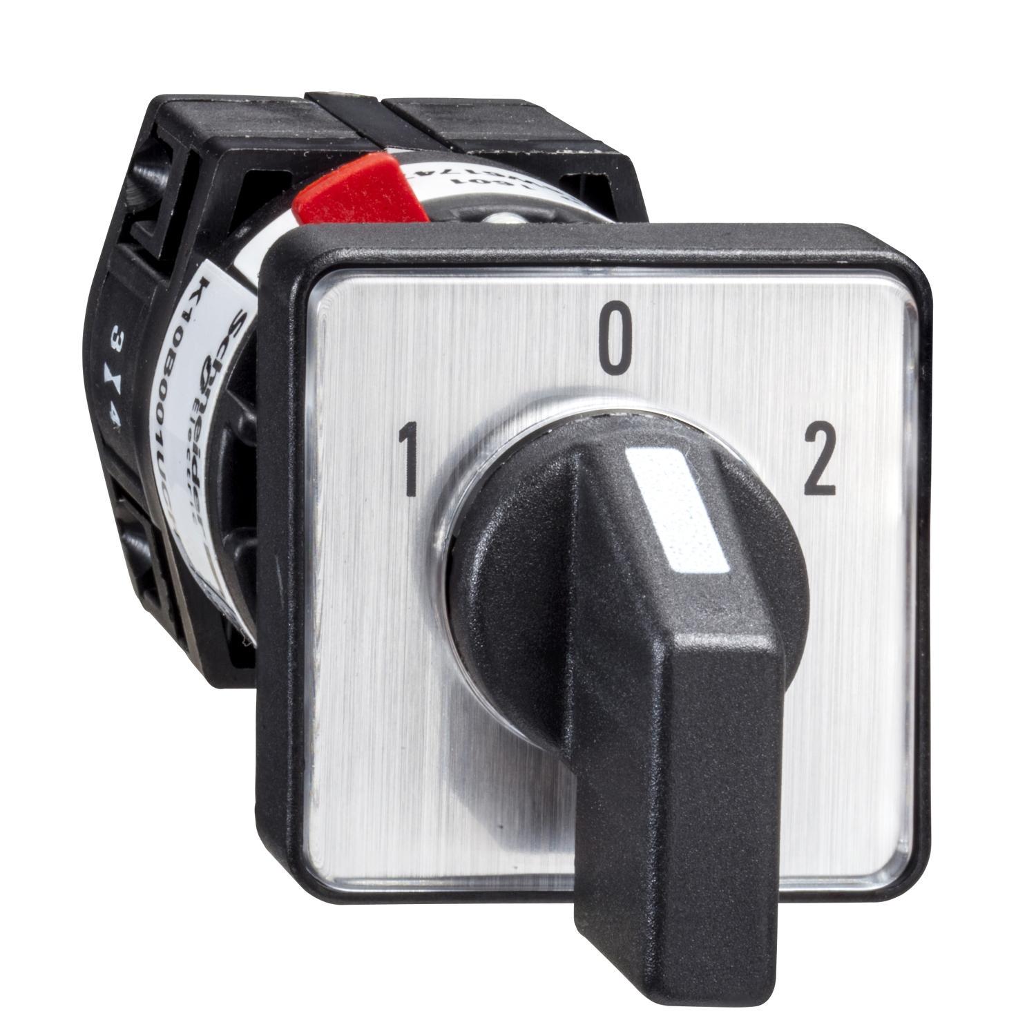 Переключатель пакетный Schneider Electric Harmony K 1-0-2 1P 10A 400V (K10B001UCH)