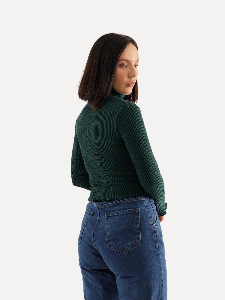 Гольф жіночий р. 44 Зелений (SKT000931365) - фото 3 Гольф жіночий р. 44 Зелений (SKT000931365) - фото 3