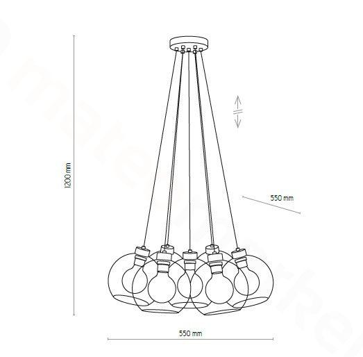 Люстра TK Lighting Cubus (2836) - фото 3
