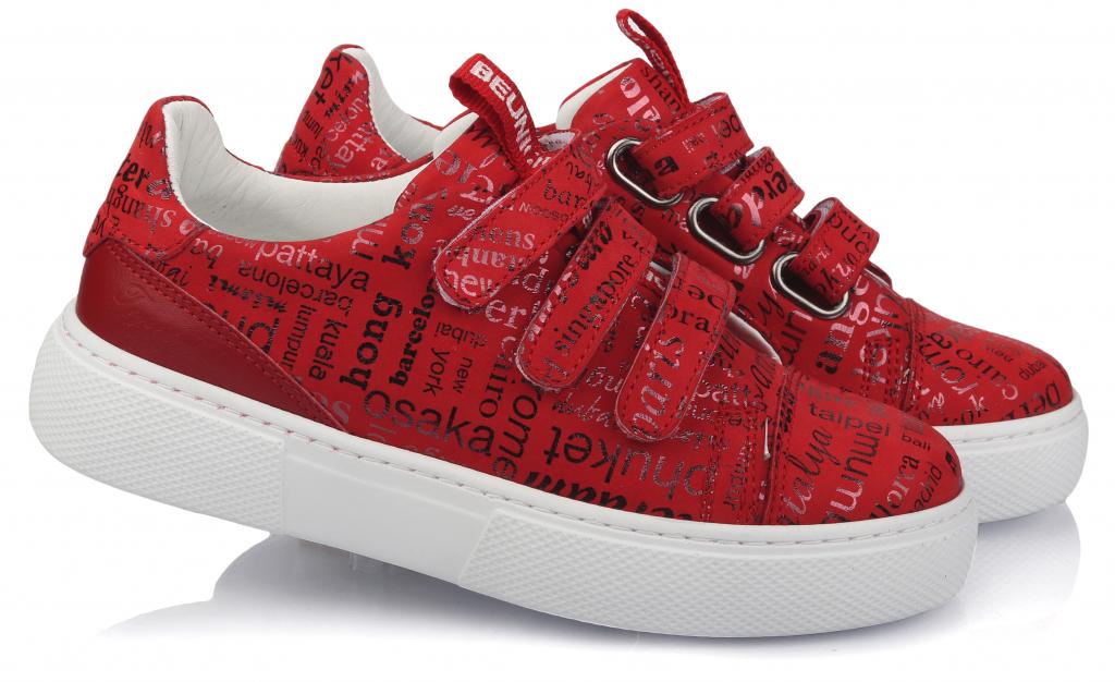 Кроссовки Topitop для девочек 545 нубук р. 40 Красный