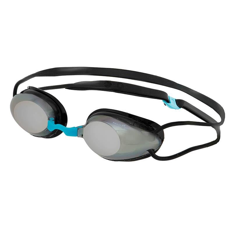 Очки для плавания Mad Wave Honey Mirror M042719 зеркальные линзы Черный (60444240)