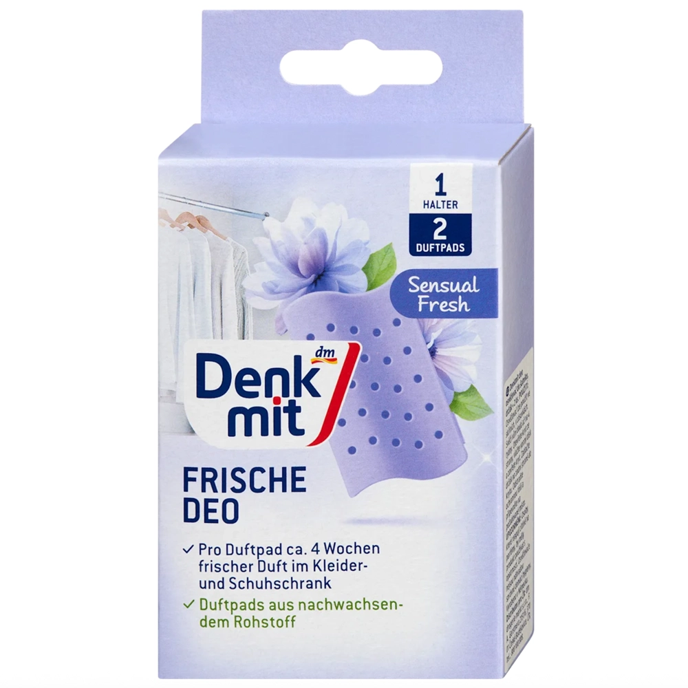 Освіжувач для шафи та гардеробу DenkMit Sensual Fresh 2 шт. (EPI-15102025-617)