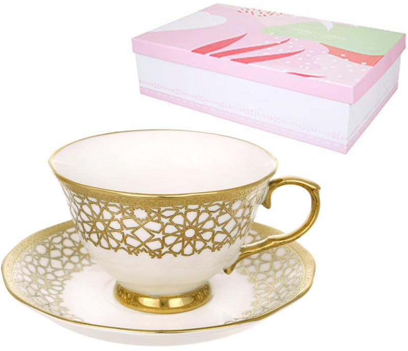Сервиз чайный афина 6 фарфоровых чашек и 6 блюдец 240 мл - фото 2 Сервиз чайный афина 6 фарфоровых чашек и 6 блюдец 240 мл - фото 2