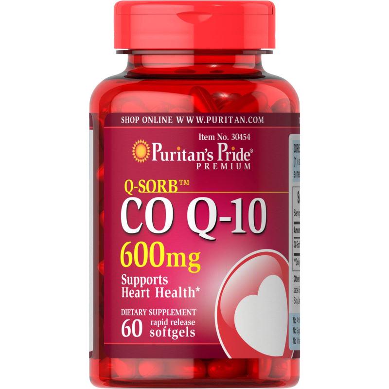 Натуральная добавка Puritan's Pride CO Q10 600 мг 60 капс. (6613)