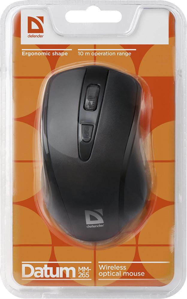 Компьютерная мышка Defender Datum MM-265 Black (52265)
