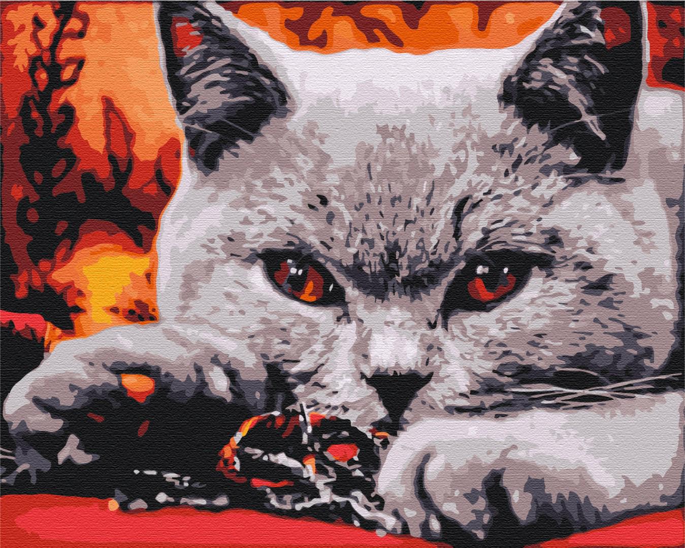 Картина по номерам Brushme Домашний хищник 40x50 см (BS32800)