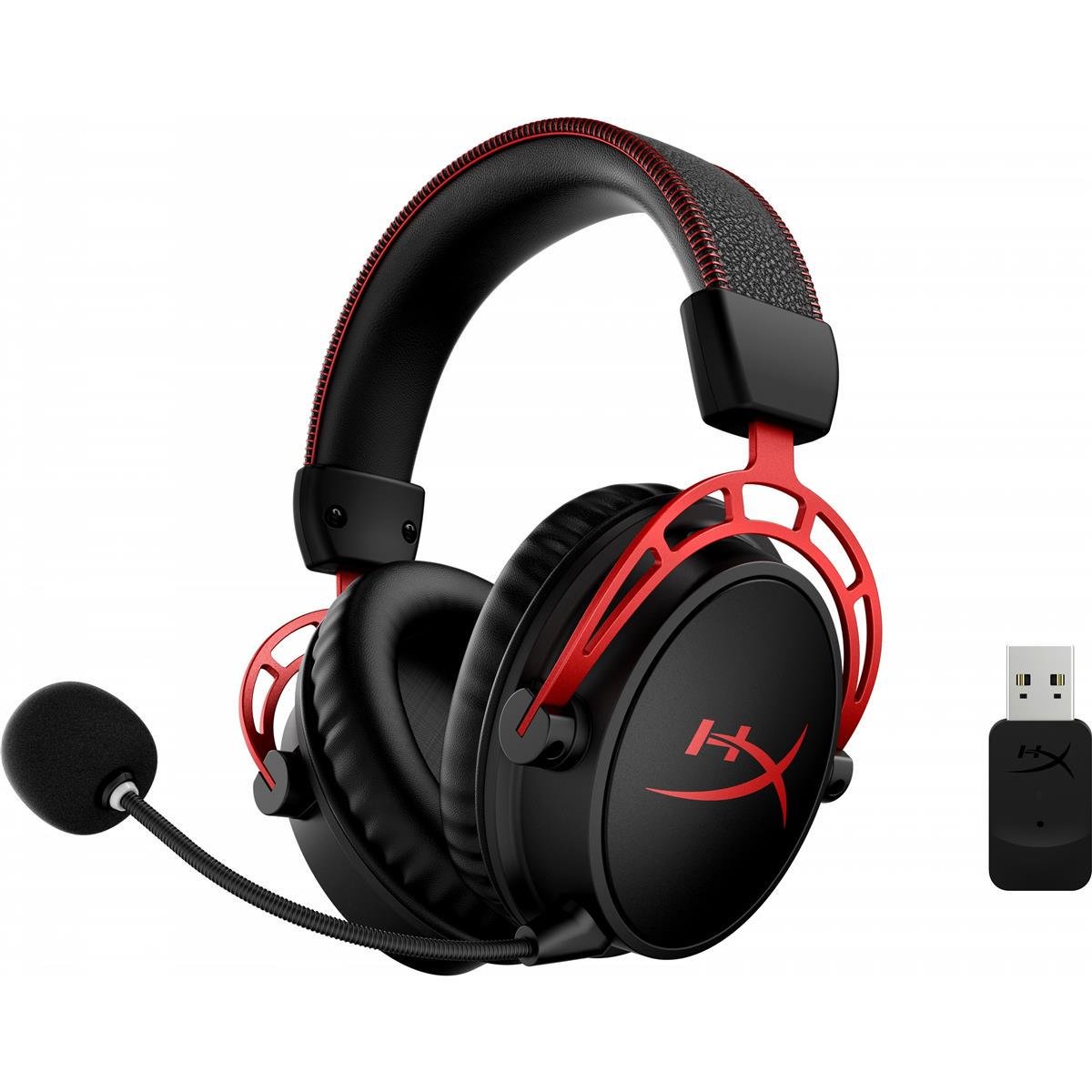 Гарнитура беспроводная HyperX Cloud Alpha Wireless накладна с микрофоном USB Type-C Black (4P5D4AA) - фото 2