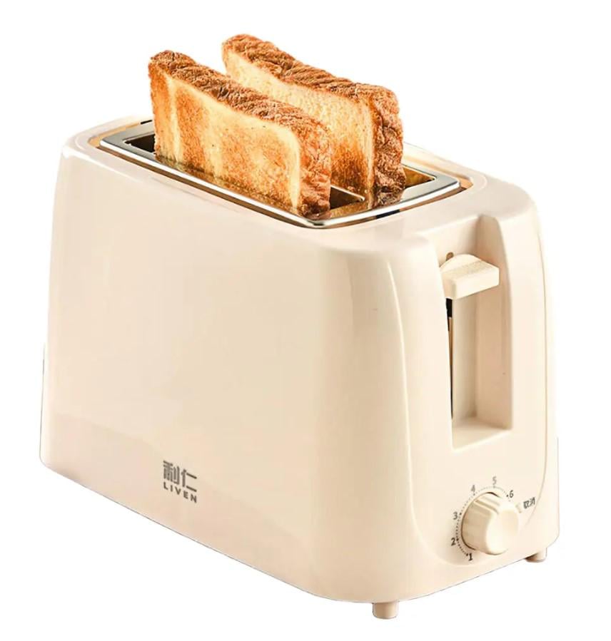 Тостер Liven ZCJ-DS801C Toast Stove Breakfast Machine 800 Вт Бежевий (32532734) Тостер Liven ZCJ-DS801C Toast Stove Breakfast Machine 800 Вт Бежевий (32532734)