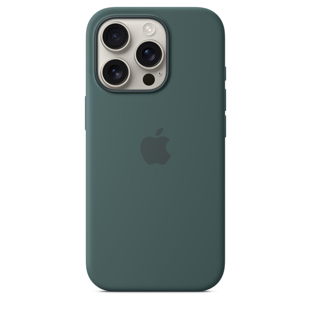 Чехол-накладка Apple Silicone Case with MagSafe for iPhone 16 Pro, Lake Green (HC) Чехол-накладка Apple Silicone Case with MagSafe for iPhone 16 Pro, Lake Green (HC)